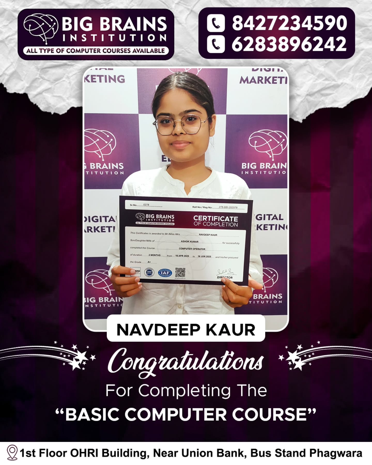 Navdeep-Kaur-Basic-Computer-Coures