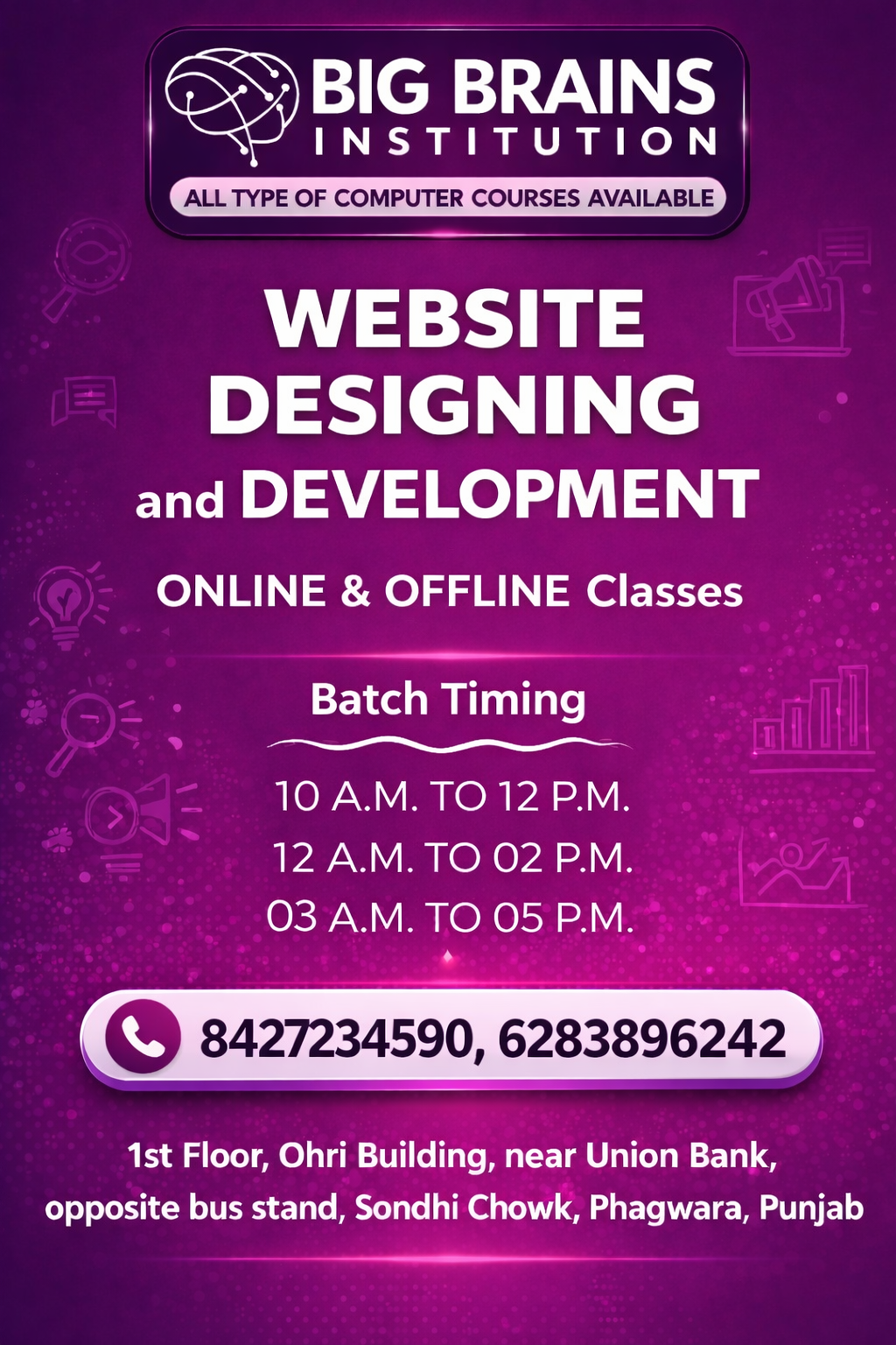 Website Desiging and Development