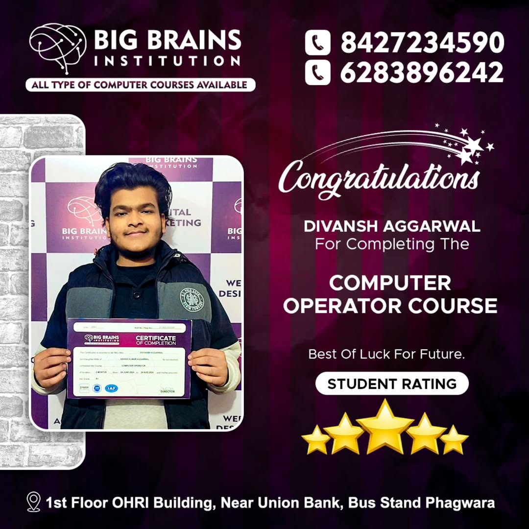 Top Computer Center in Phagwara